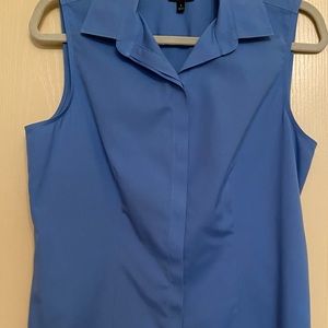 TALBOTS Sleeveless button down blouse